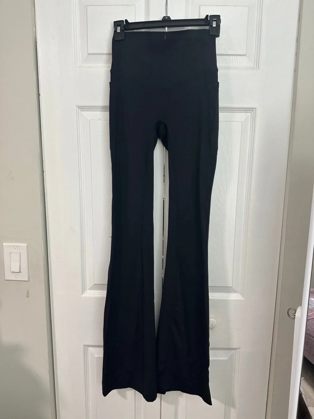 HALARA Black High-Waist Flare Pants - Picture 1 of 4
